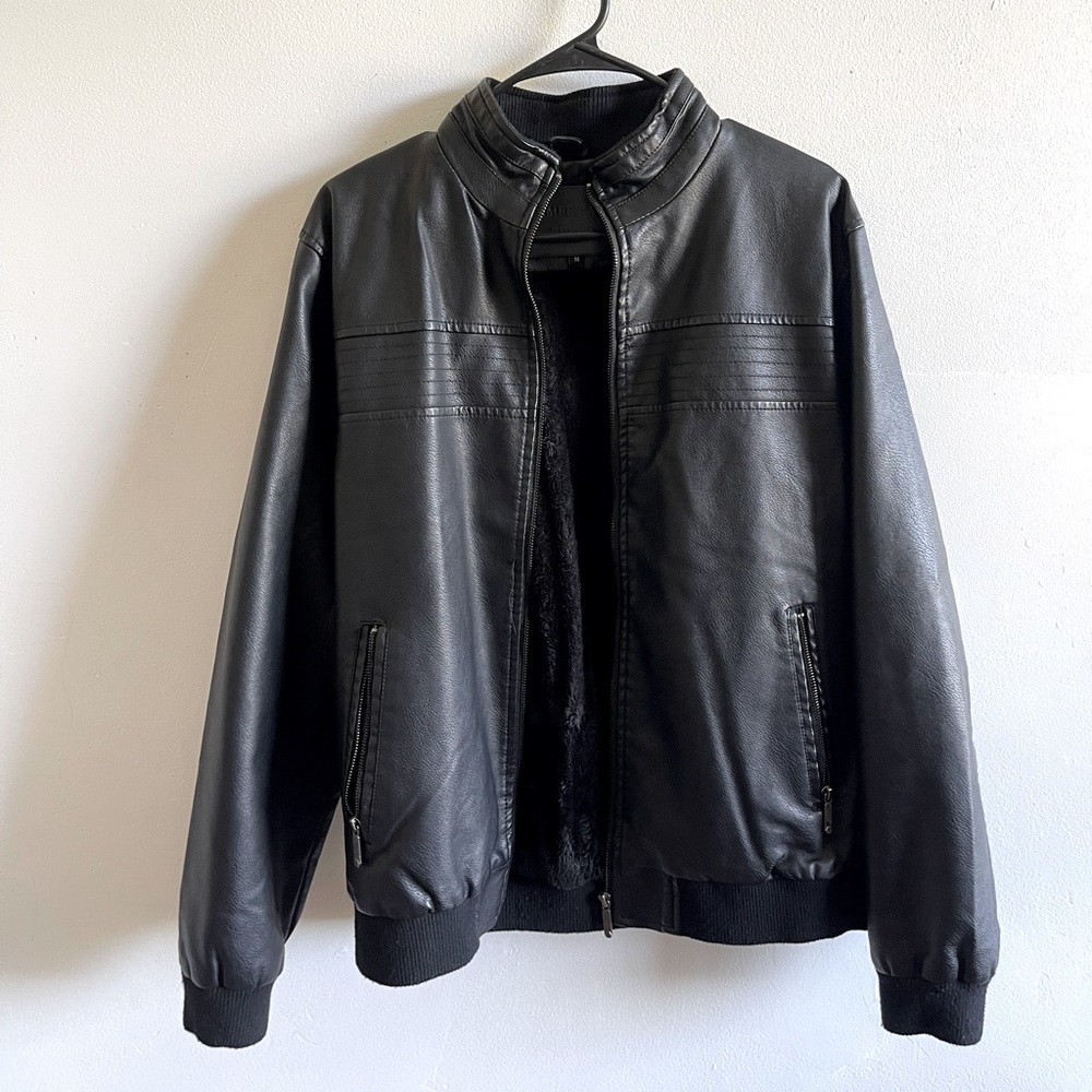 Black leather Jacket